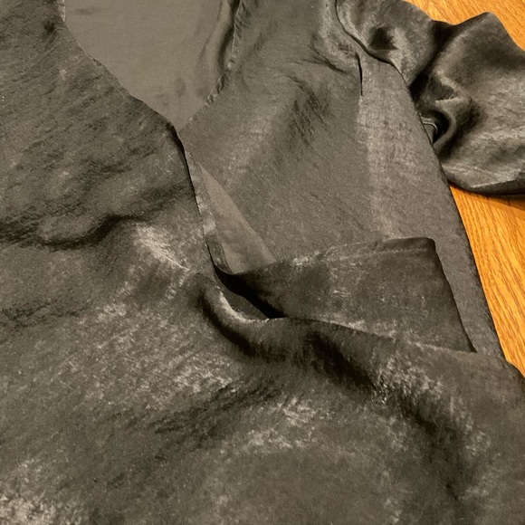 MENDOCINO BLACK SATIN TOP - Picture 12 of 15